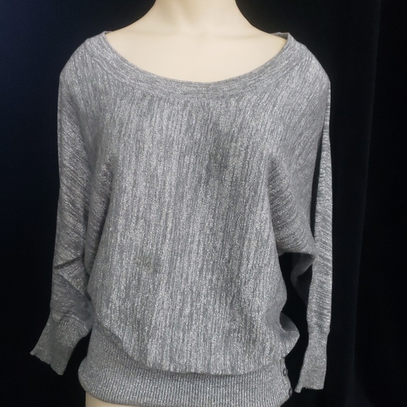 Apt. 9 Sweaters - Apt. 9 silver sweater